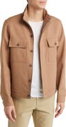 Vince Stretch Cotton Twill Chore Jacket