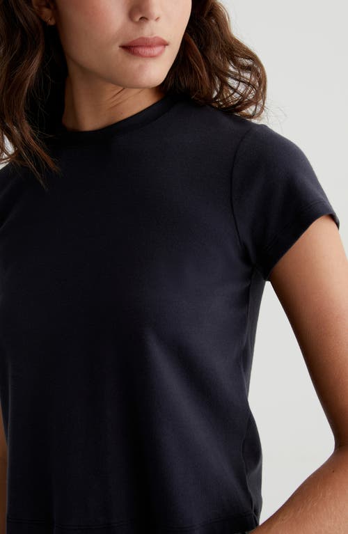 Ag Sadie Crop T-shirt In Blue