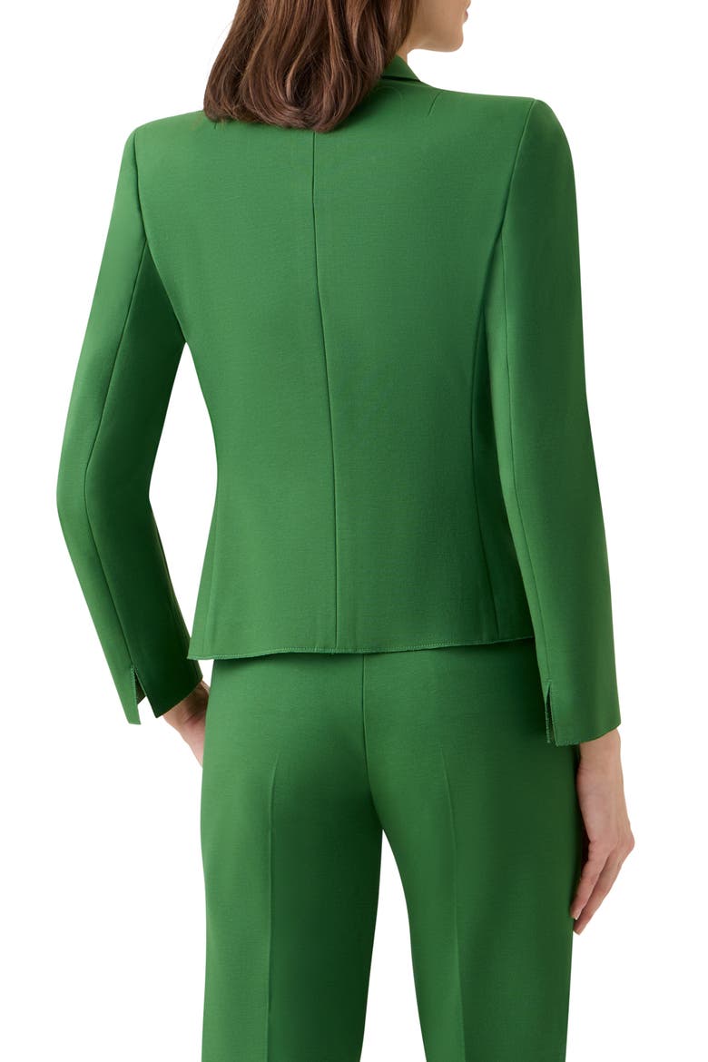Fitted Signature Jersey Blazer, Alternate, color, GREEN