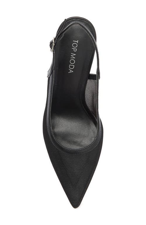 Top Guy Shoes Calista Stiletto Slingback Pump
