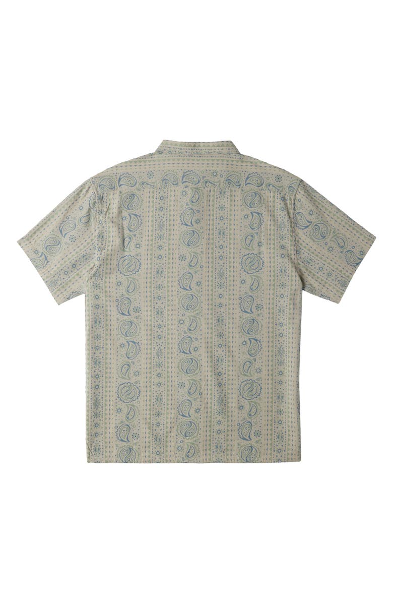 Billabong Sundays Stripe Jacquard Short Sleeve Button-Up Shirt, Alternate, color,