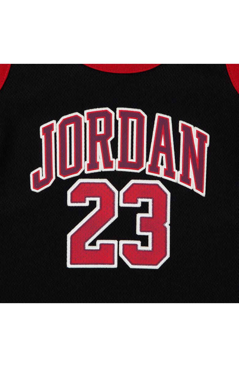Jordan Jumpman 23 Jersey Romper, Alternate, color, Black