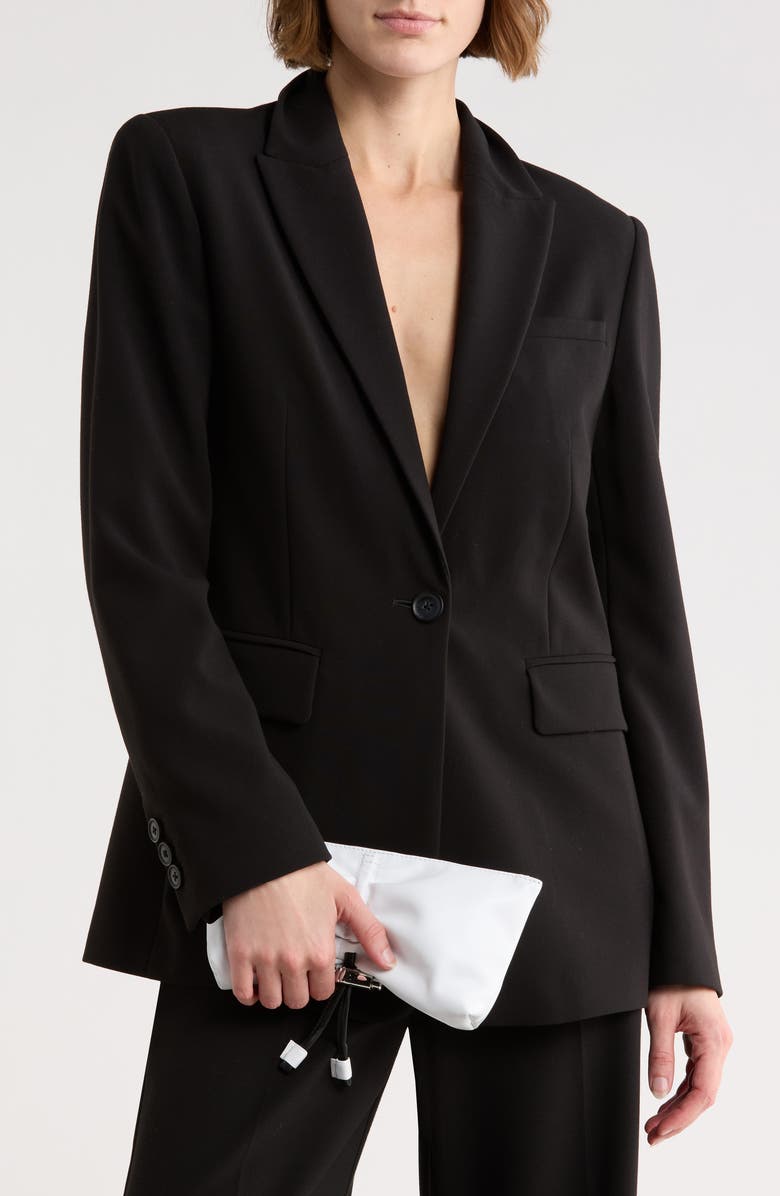 Longchamp Le Roseau Small Clutch, Alternate, color, White