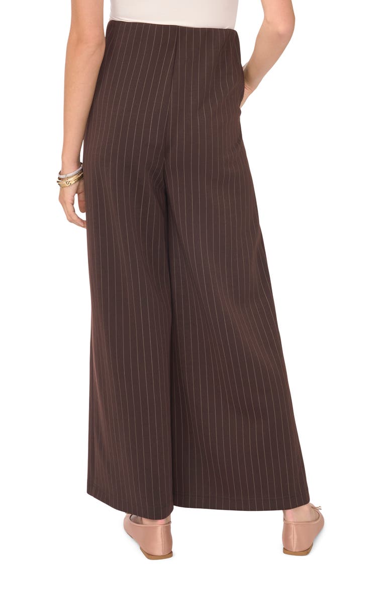 Stripe Wide Leg Pants, Alternate, color, RICH CHOCOLATE
