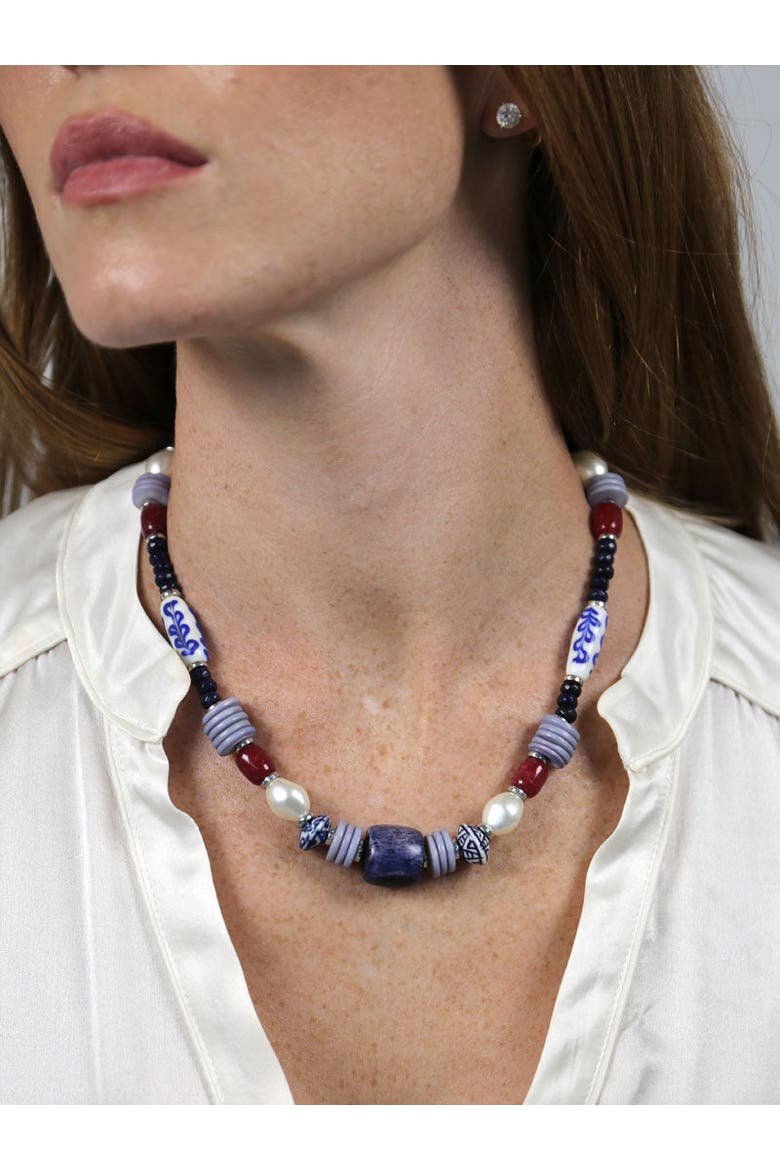 Indigo Necklace, Main, color, Multi