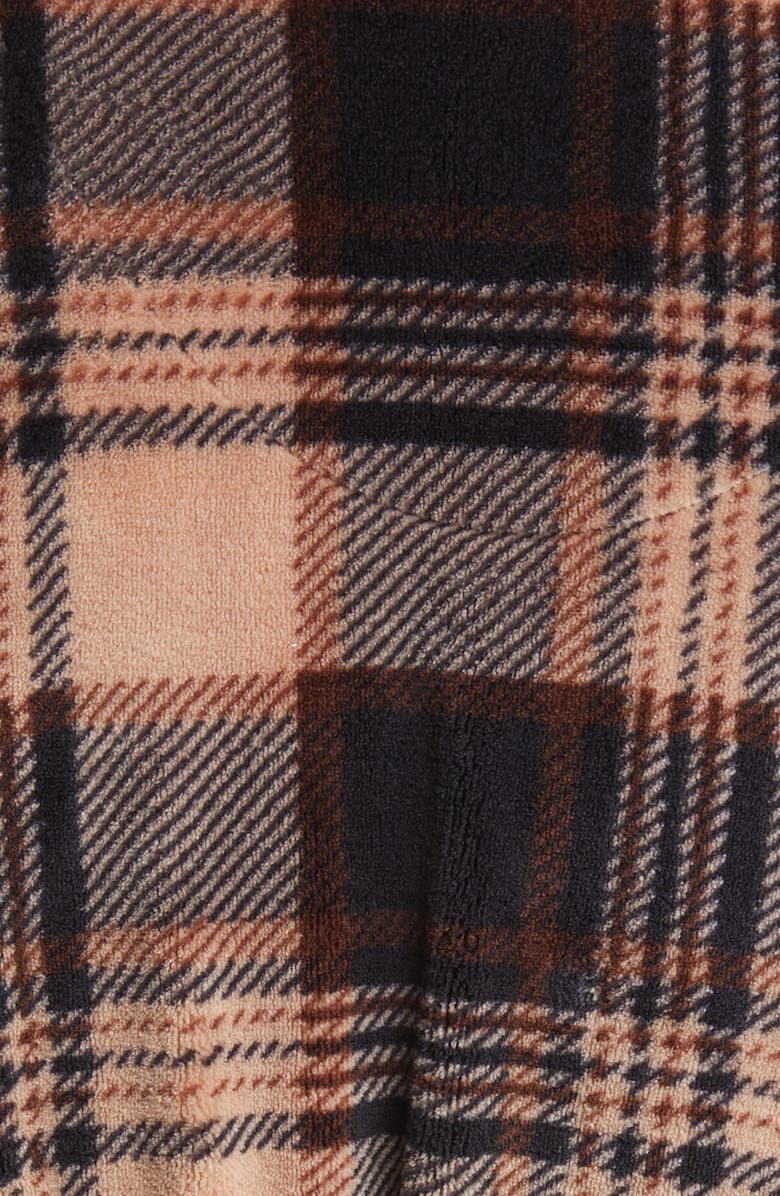 Majestic International Plaid Fleece Robe, Alternate, color, 