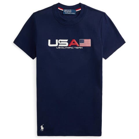 Women's Polo Ralph Lauren Team USA Graphic Cotton Tee