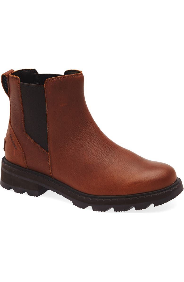 SOREL Lennox Waterproof Chelsea Boot, Main, color, Velvet Tan