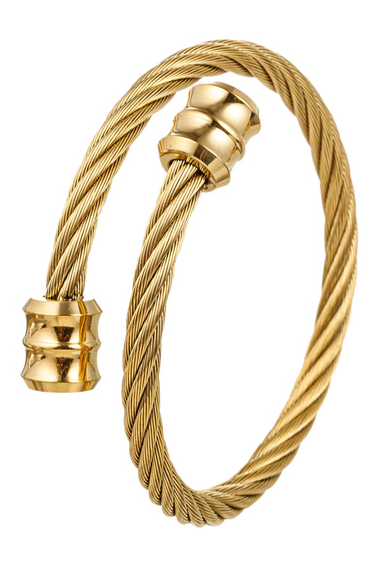 Men's Jilber Titanium Wire Wrap Bracelet, Main, color, GOLD