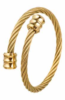 EYE CANDY LOS ANGELES Men's Jilber Titanium Wire Wrap Bracelet