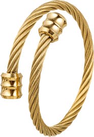 EYE CANDY LOS ANGELES Men's Jilber Titanium Wire Wrap Bracelet