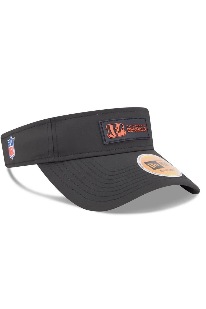 Men's New Era Black Cincinnati Bengals 2025 Sideline  Visor, Alternate, color, Black