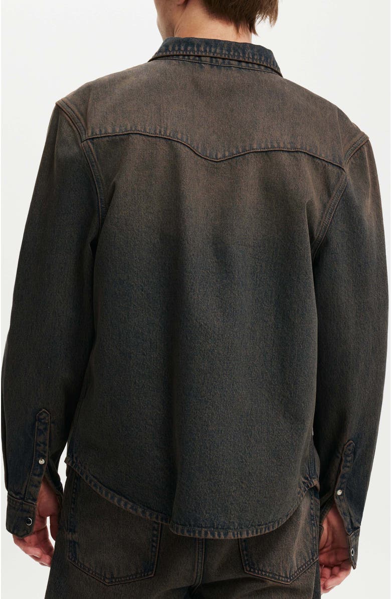 Cotton On Western Overshirt, Alternate, color, 