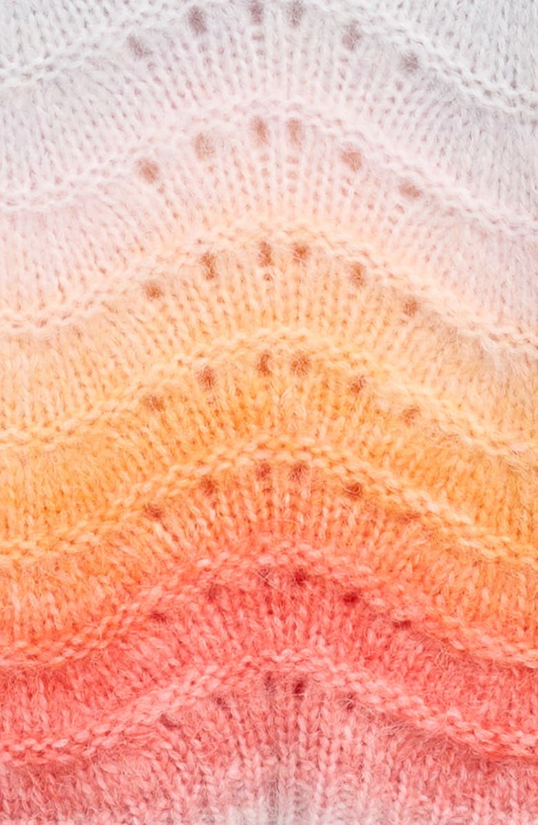 Cotton Emporium Kids' Stripe Sweater, Alternate, color, Rainbow