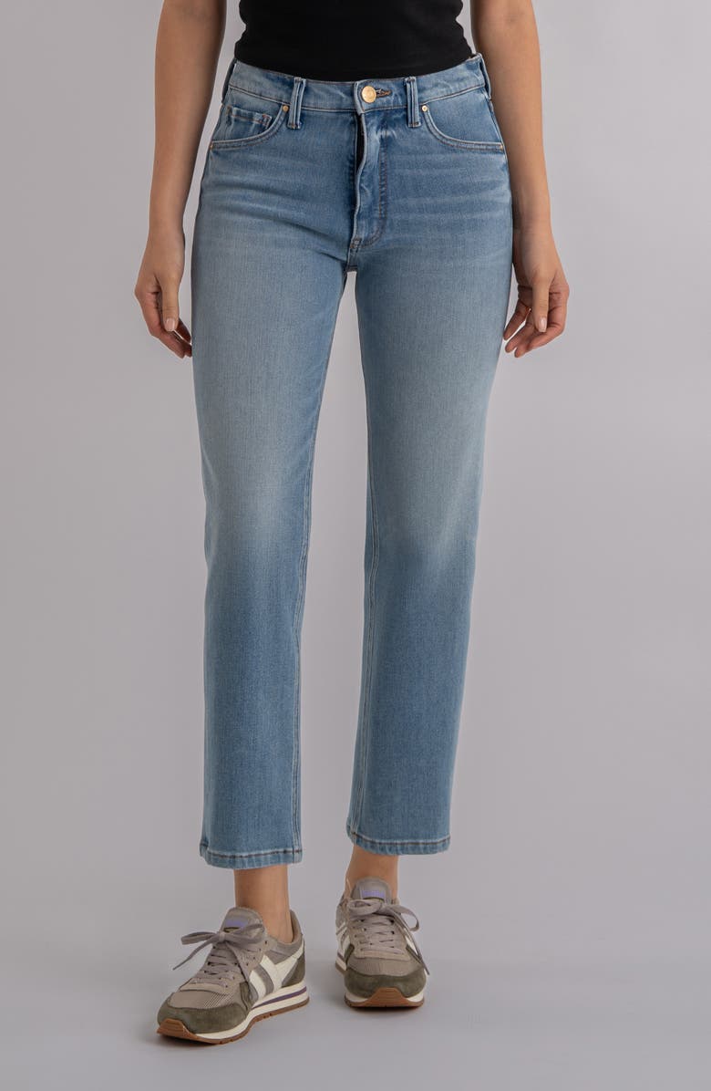 KUT from the Kloth Blair Fab Ab High Waist Ankle Straight Jeans, Main, color, Certify