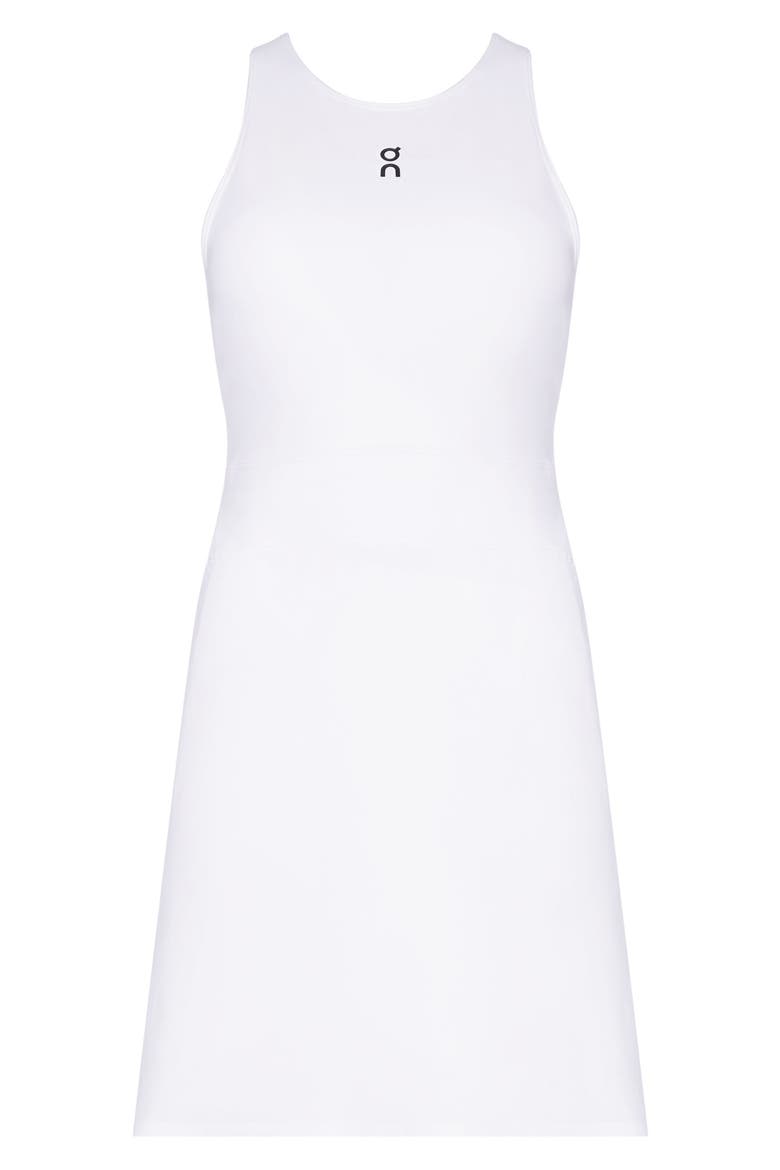 Court Split Performance Dress, Alternate, color, WHITE