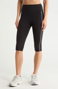 Z by Zella Perform High Waist Piped Capri Leggings