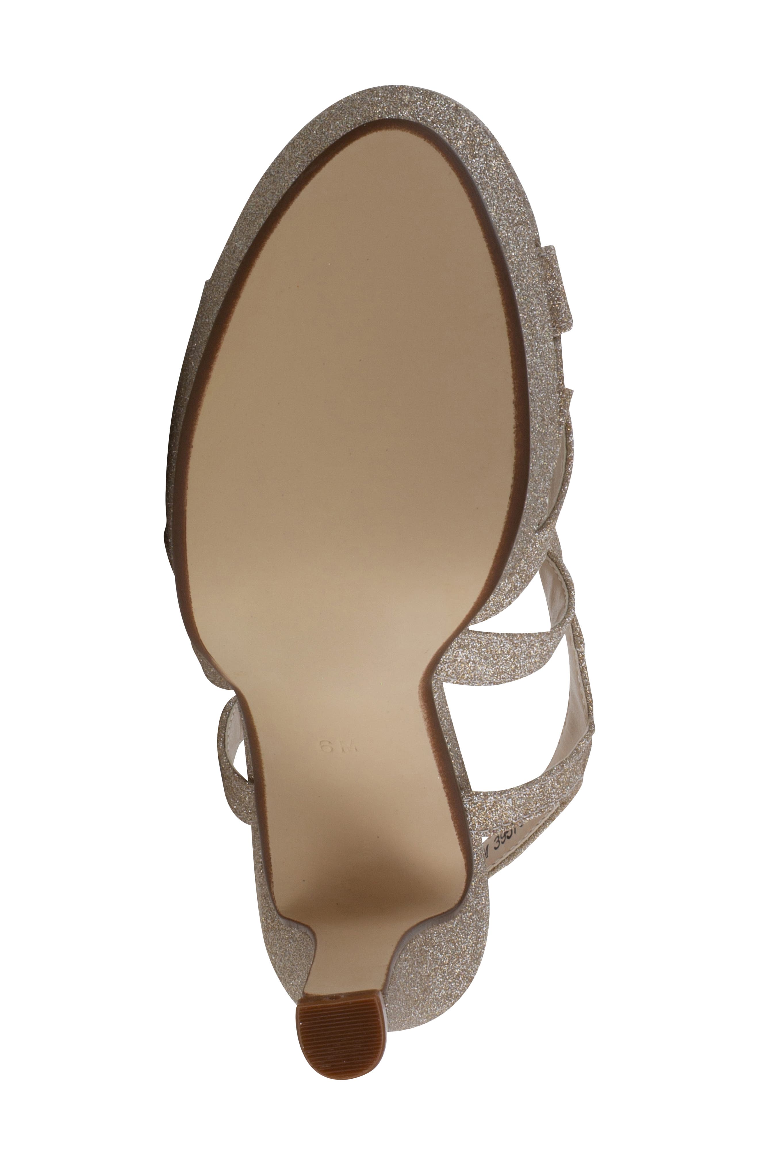 Touch Ups Marley Platform Sandal, Alternate, color, Champagne
