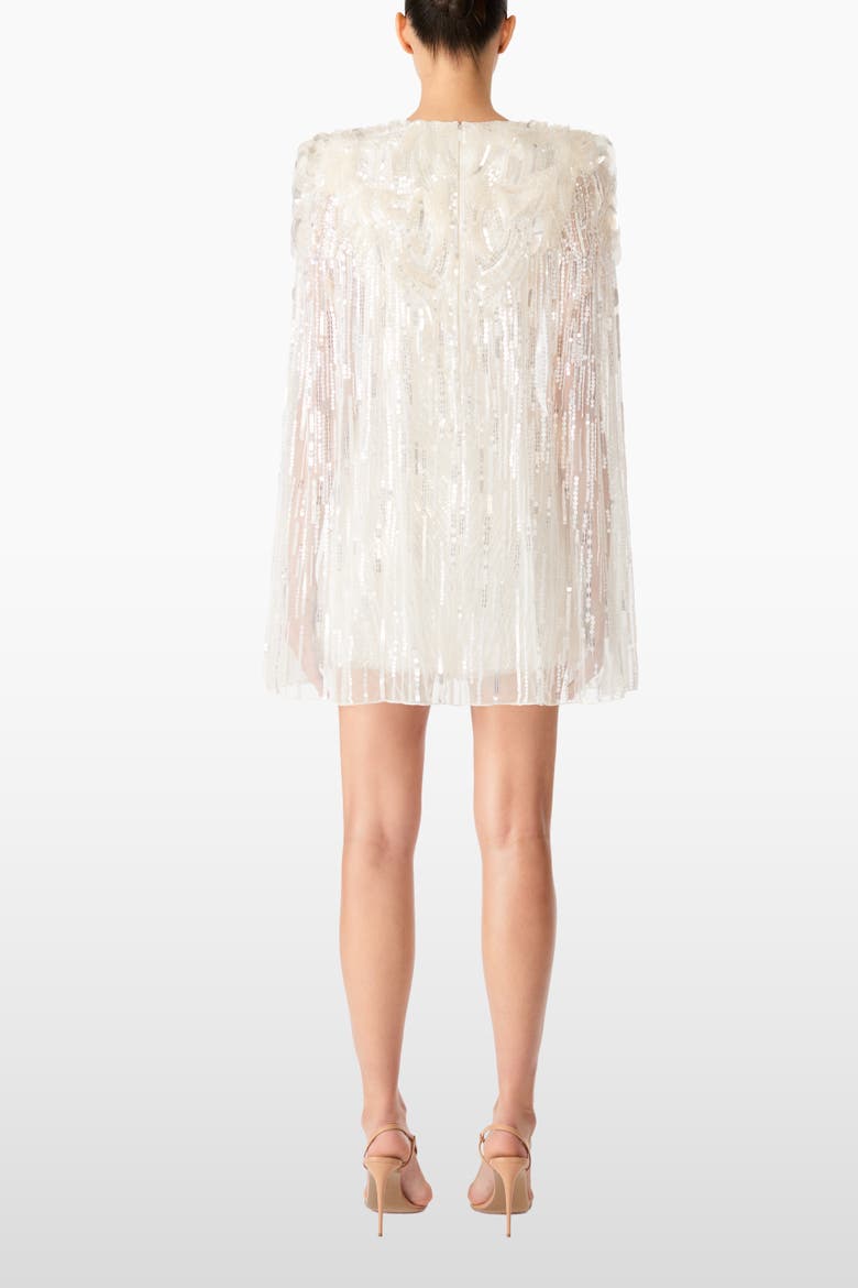Lady Love Sequin-Embellished mini Dress, Alternate, color, Ivory