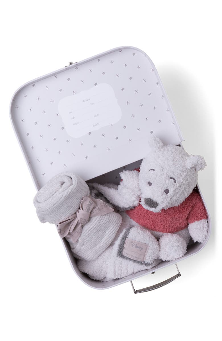 Barefoot Dreams<sup>®</sup> x Disney<sup>®</sup> Winnie the Pooh CozyChic Ultra Lite<sup>™</sup> Bodysuit, Blanket Buddy & Keepsake Luggage Box Set, Alternate, color, 