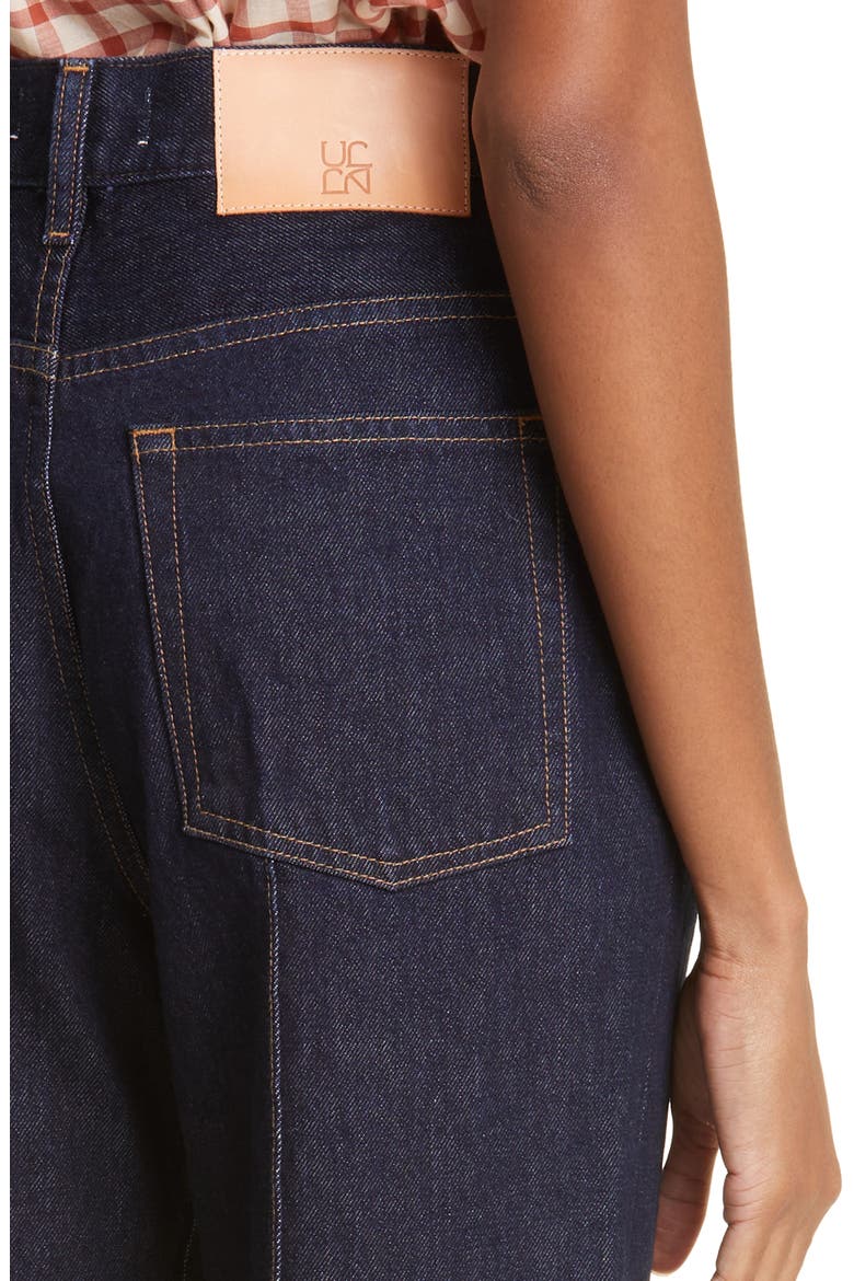 The Genevieve Topstitch Nonstretch Jeans, Alternate, color, TIGRIS RIGID WASH