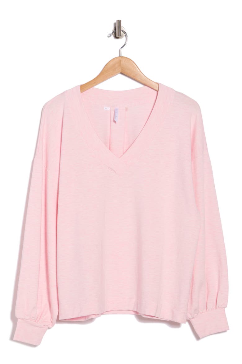 VIP Treatment Long Sleeve T-Shirt, Alternate, color, HEATHER LILAC