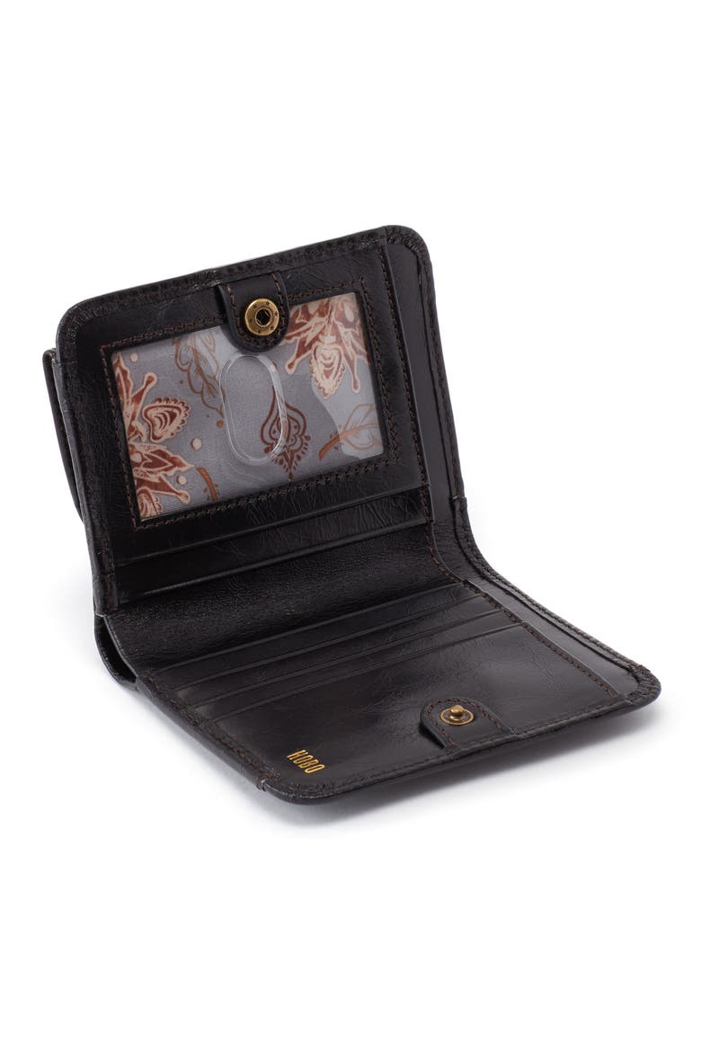 Change Leather Wallet, Alternate, color, BLACK
