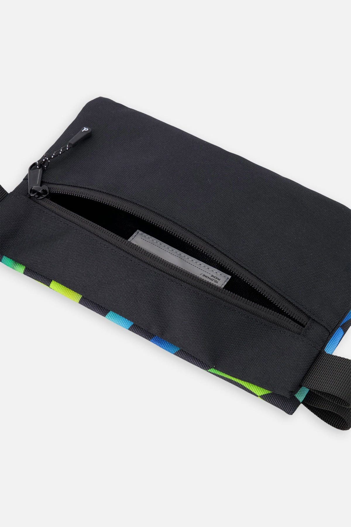 Deux par Deux Checkered Functional Compact Organized Pencil Case, Alternate, color, Blue Checkered Print