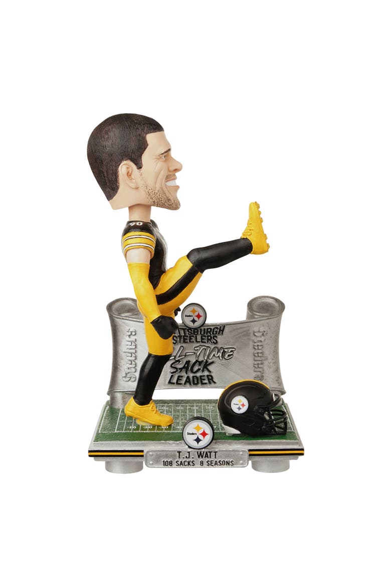 TJ Watt (Pittsburgh Steelers) All-Time Sack Leader Bobblehead, Main, color, Multi-Color