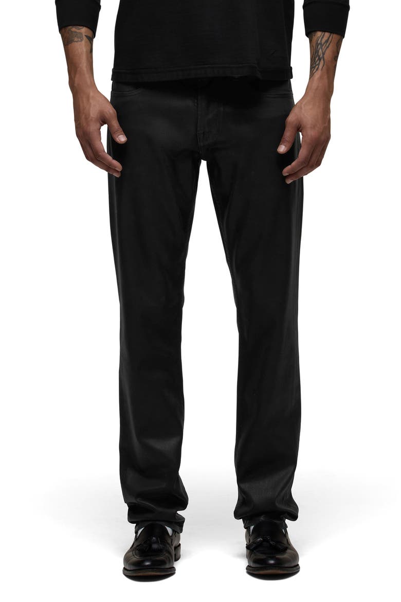 Blake Slim Straight Coated Jeans, Main, color, COATED PHANTOM
