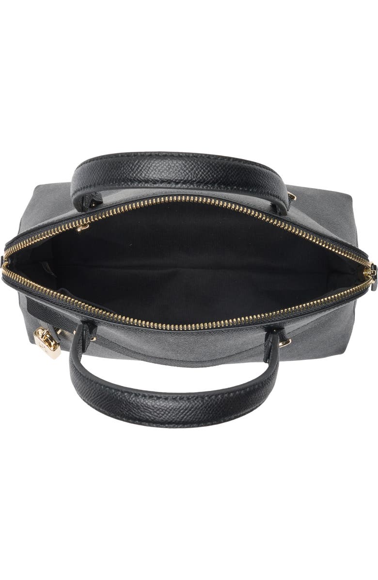Furla Classic Dome Leather Handbag, Alternate, color, Nero