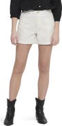 Only High Waist Cuffed Shorts