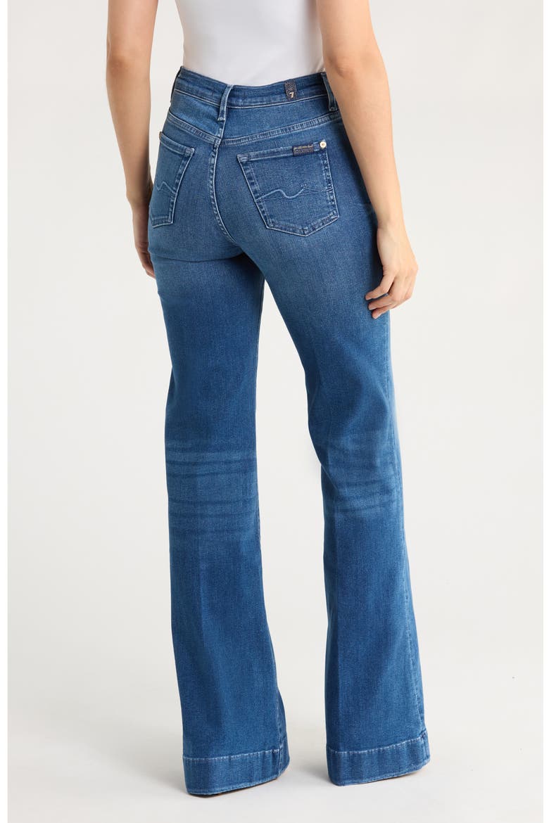 Modern Dojo Flare Leg Jeans, Alternate, color, BLUE DENIM