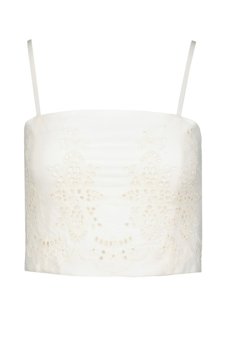 Bishop + Young Sorrento Corset Top, Alternate, color, Embroidered Stripe