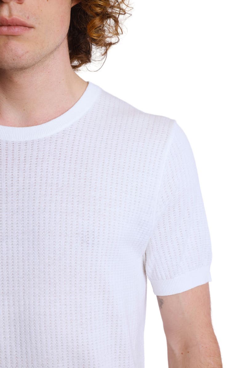 PAISLEY & GRAY Pointelle Crewneck T-Shirt, Alternate, color,