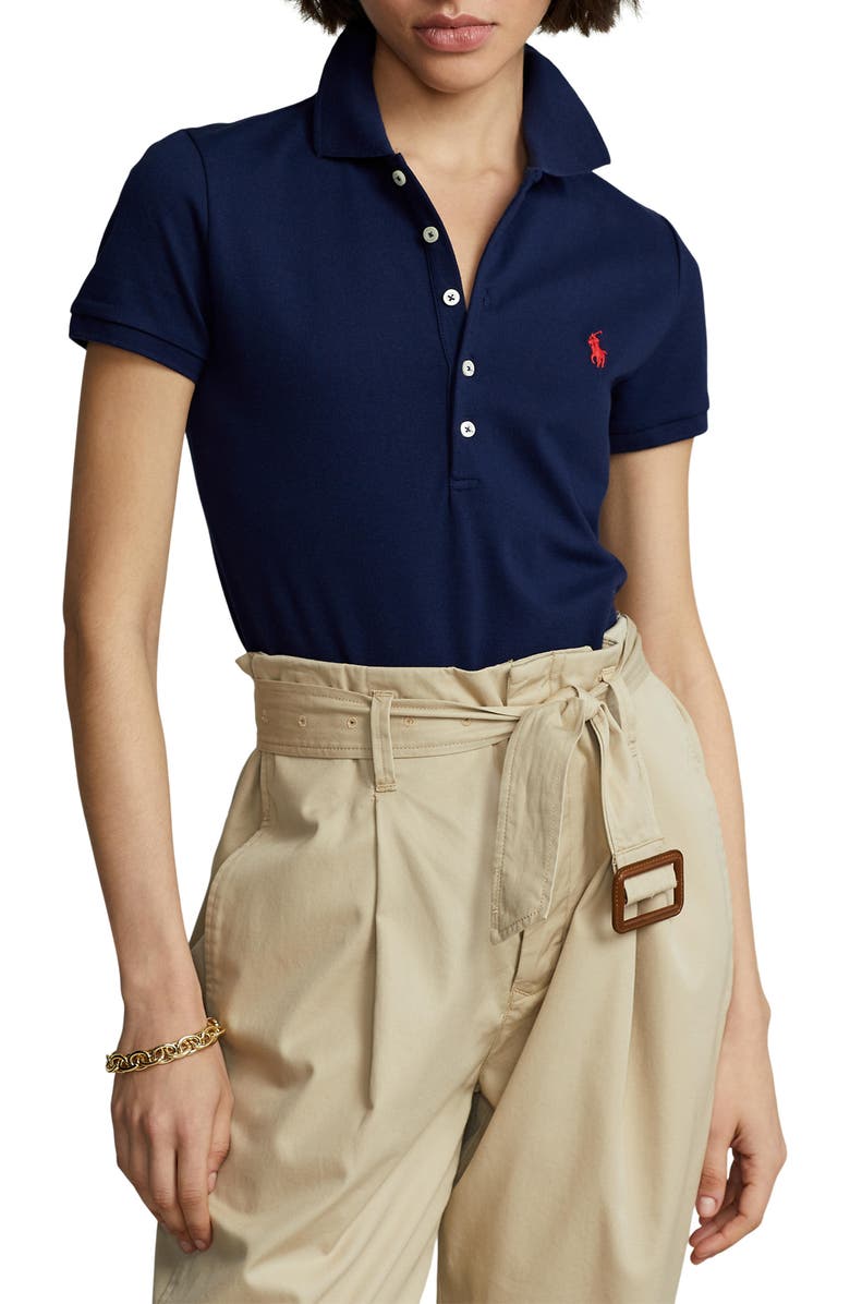 Polo Ralph Lauren Julie Cotton Polo, Main, color,