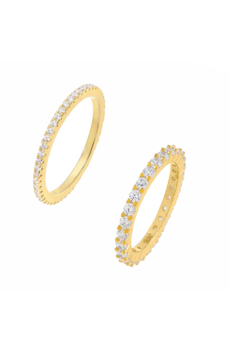 BY ADINA EDEN Thin CZ Eternity Band Combo Set, Main, color, 