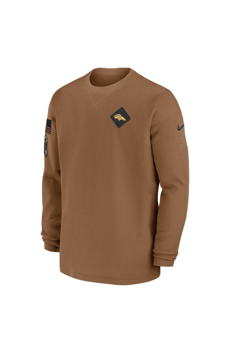 Nike Men's Nike Brown Denver Broncos Salute to Service Pullover Sweatshirt, Alternate, color, 