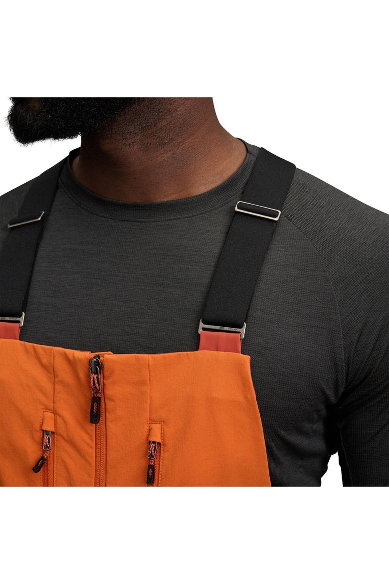 Recon Stretch Bib Pant - Men's, Alternate, color, Saffron/Burnt Sienna