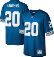 Mitchell & Ness Men's Mitchell & Ness Barry Sanders Blue Detroit Lions Legacy Replica Jersey
