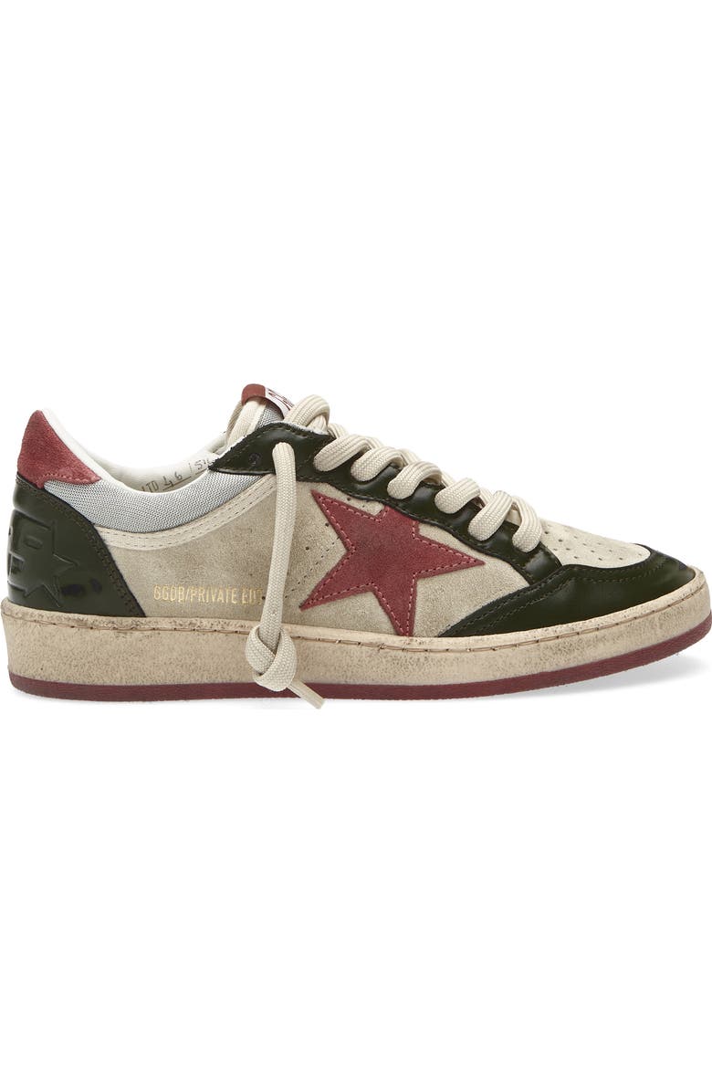 Golden Goose Ball Star Sneaker, Alternate, color, Beige/ Green/ Mint/ Pink