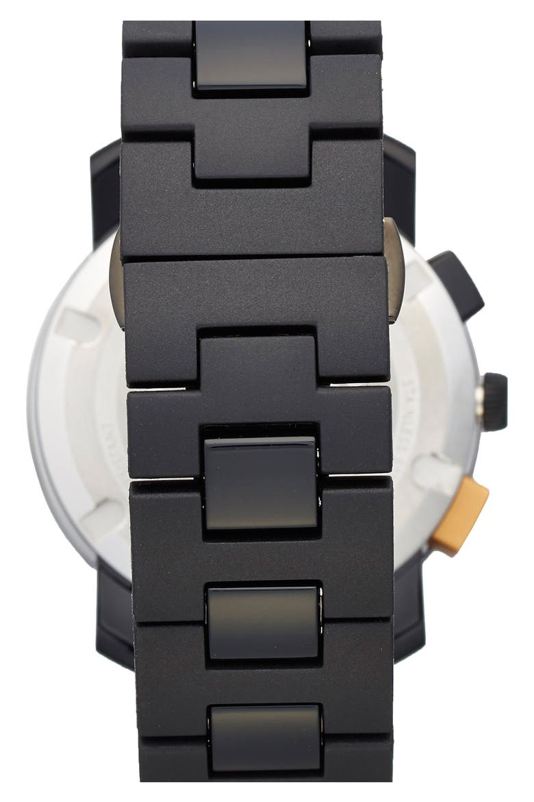'Bold' Chronograph Bracelet Watch, 44mm, Alternate, color, BLACK