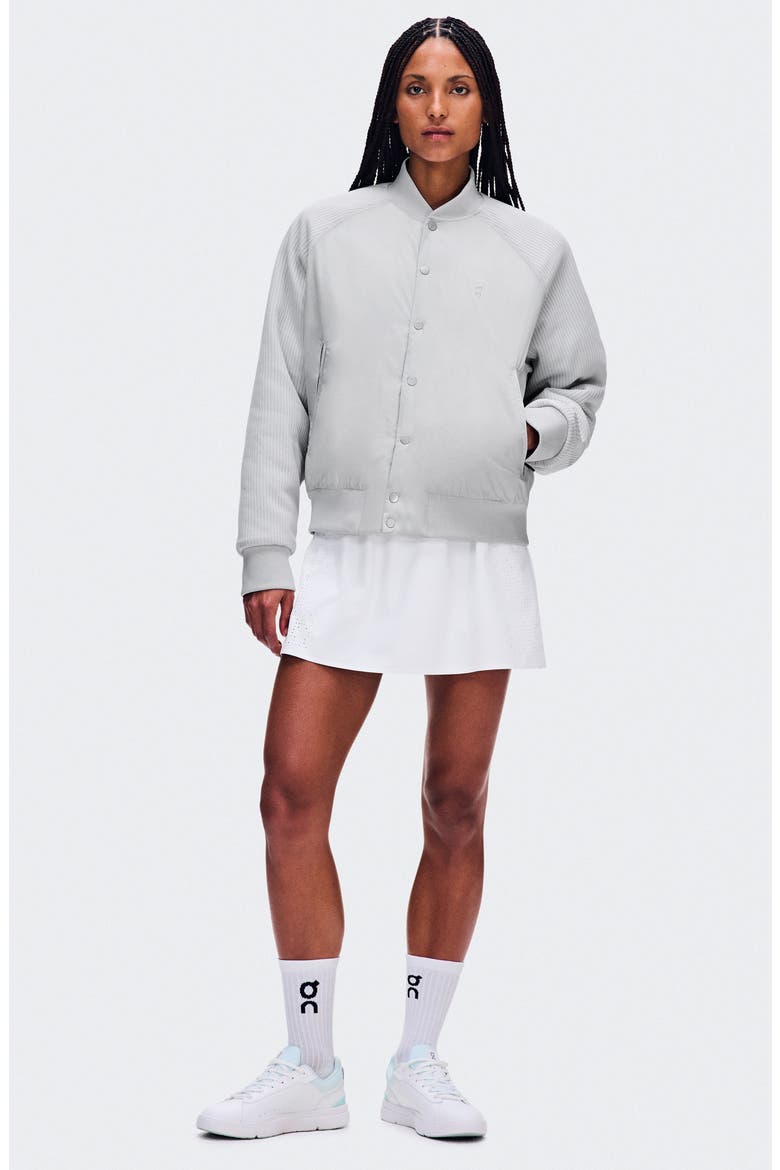 Courtside Bomber Jacket, Alternate, color, GLACIER