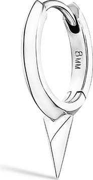 MARIA TASH Single Faceted Short Spike Clicker Earring