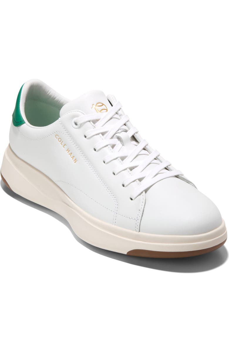 Cole Haan GrandPro Tennis 2.0 Sneaker, Main, color, Optic White / Green Jacket
