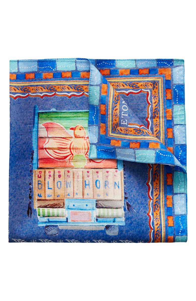 Eton Cotton Pocket Square, Main, color,