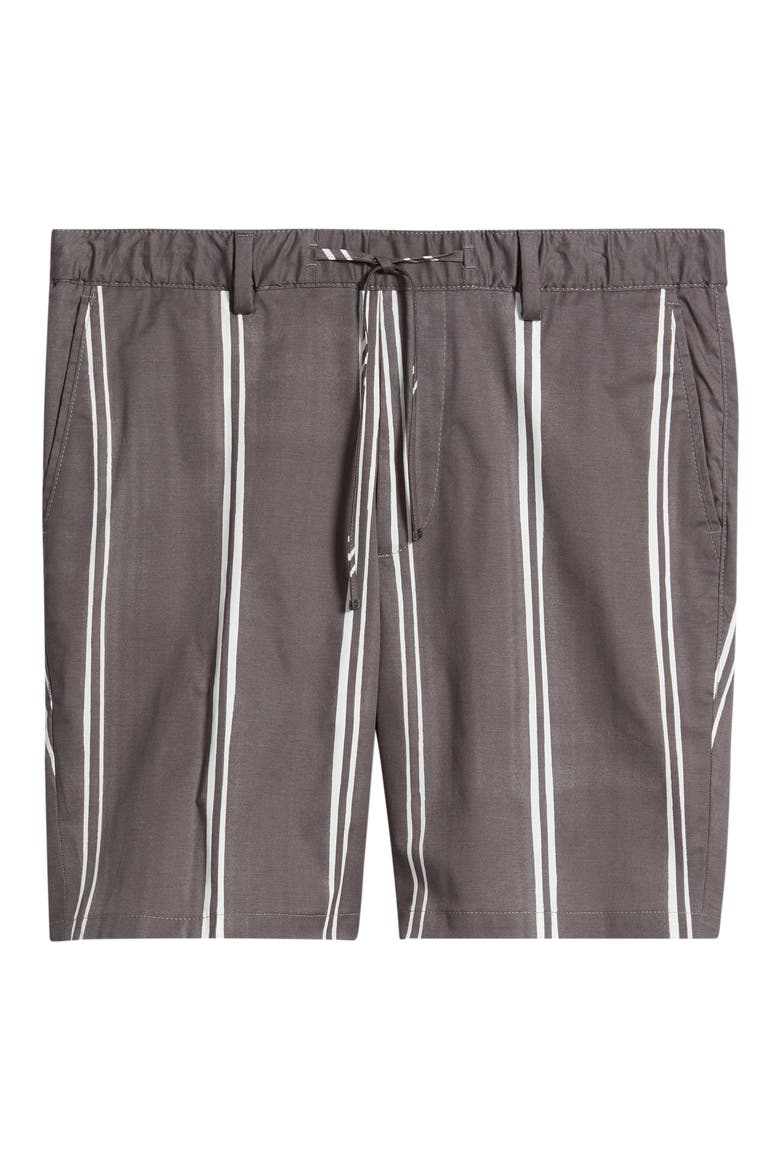 Kane Stripe Stretch Cotton Shorts, Alternate, color, MEDIUM PURPLE