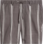 BOSS Kane Stripe Stretch Cotton Shorts