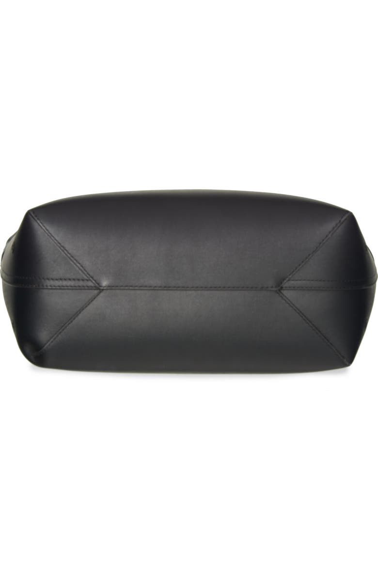 Moncler Very Small Tote Bag, Alternate, color, Black