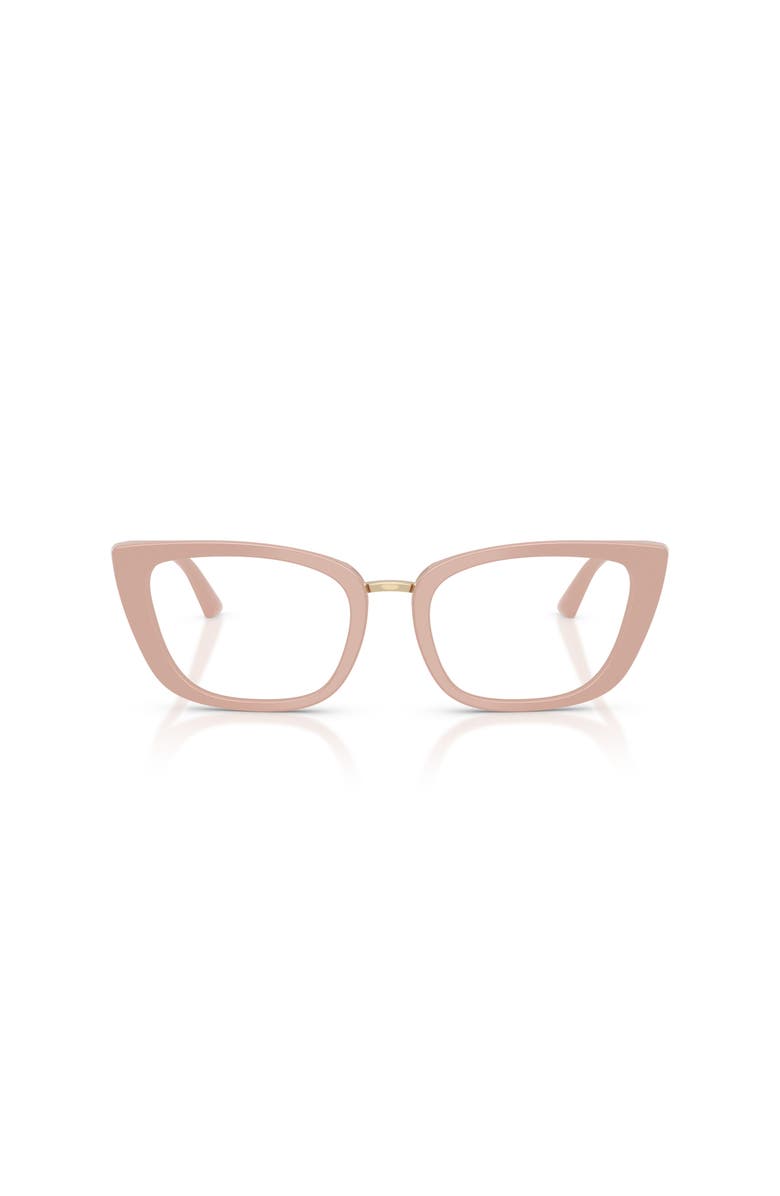 Jimmy Choo 54mm Cat Eye optical glasses, Alternate, color, Pink